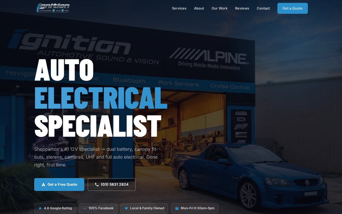 The Ignition ASV website